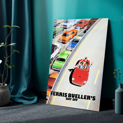 Flex Designs Metal Poster Ferris Bueller's Day Off 24 x 36" Home Goods - Movie 1986 Movie Metal Poster
