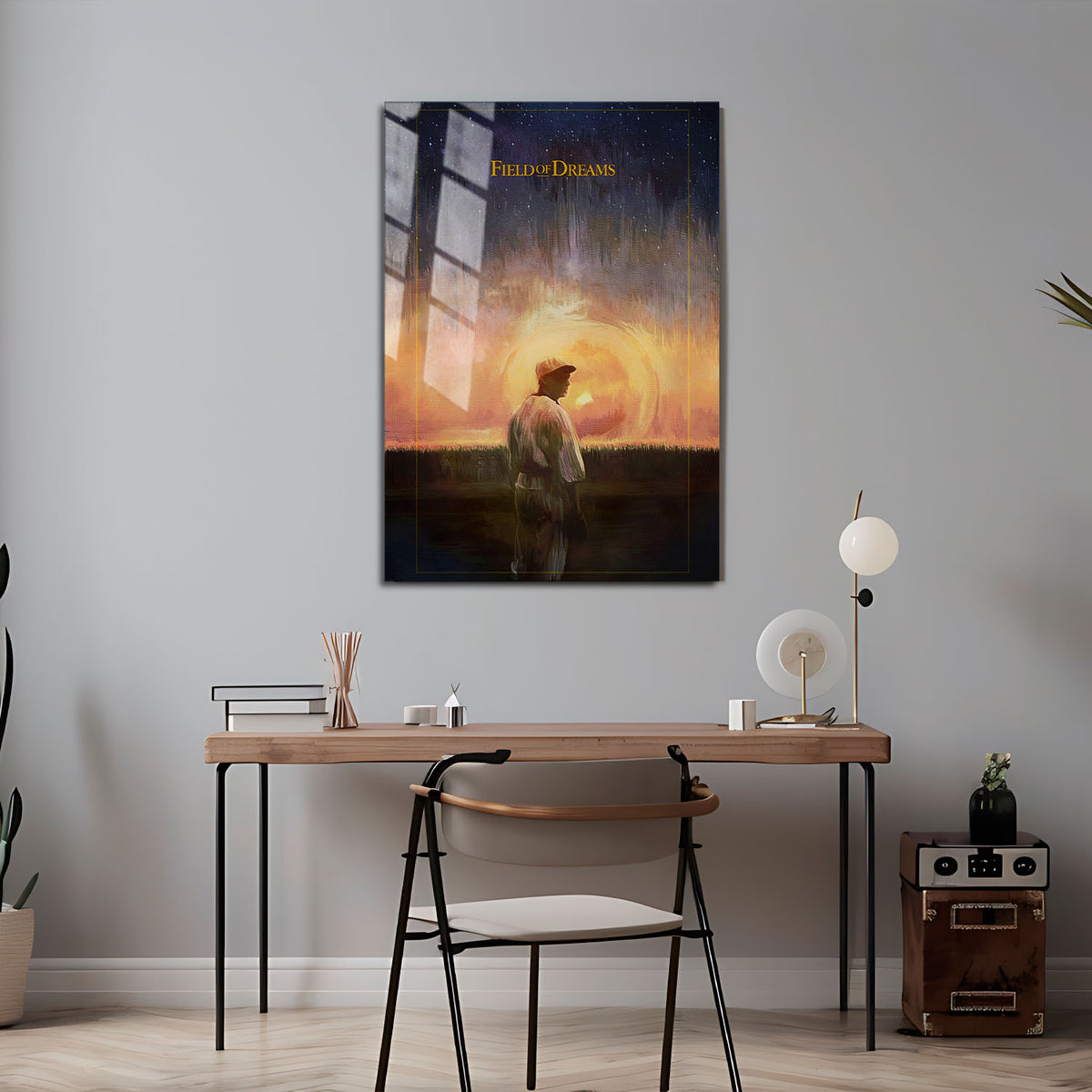 Flex Designs Metal Poster Field of Dreams 5 x 7" Home Goods - Movie 1989 Movie Metal Poster