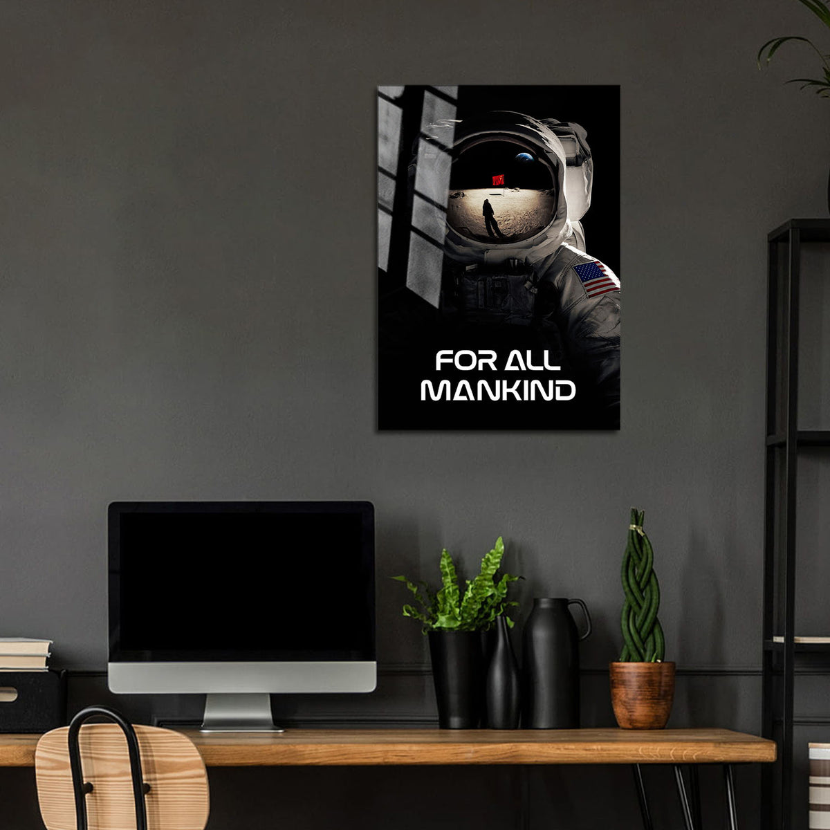Flex Designs Metal Poster For All Mankind 24 x 36" Home Goods - TV Show 2019 TV Show Metal Poster