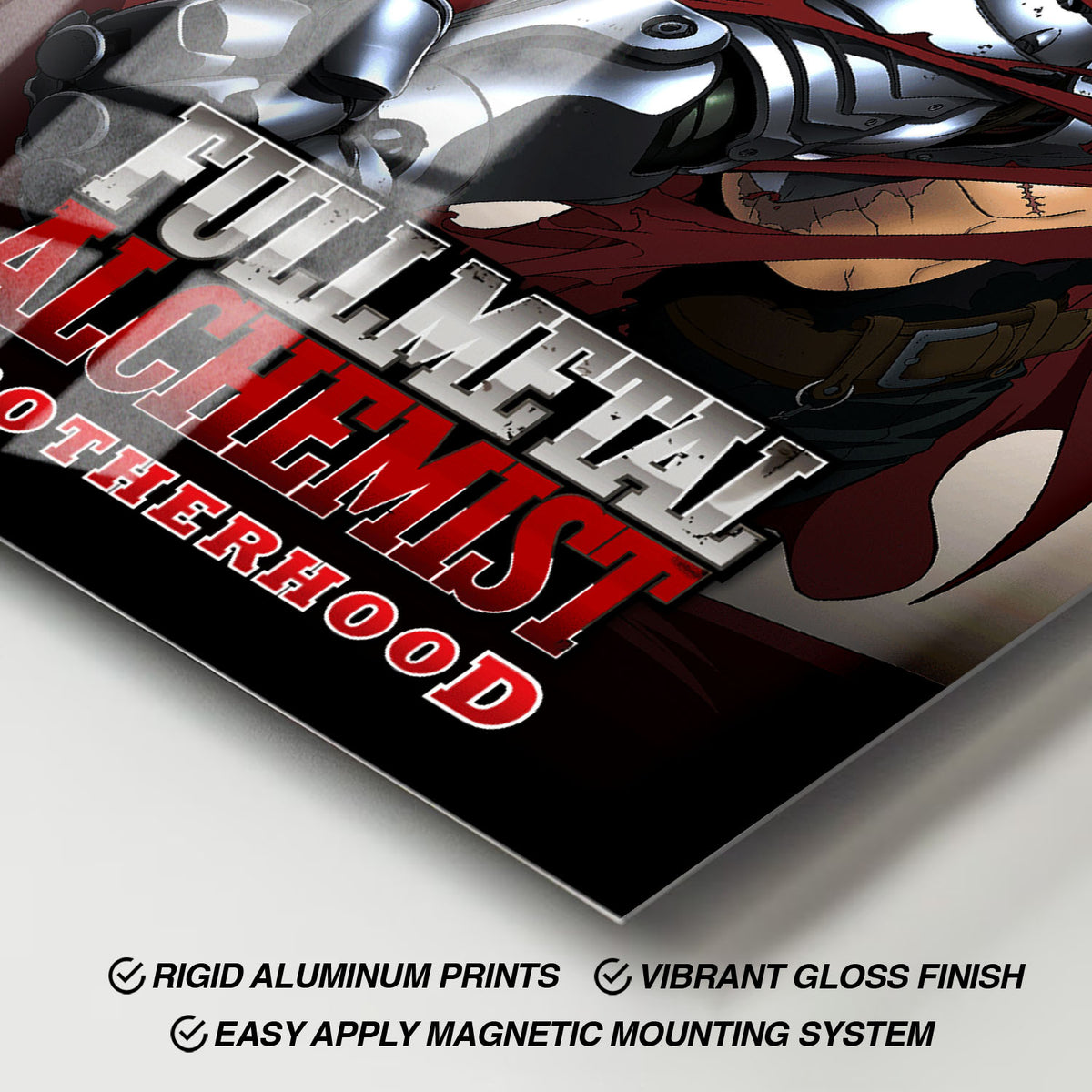 Flex Designs Metal Poster Fullmetal Alchemist Brotherhood 11 x 17" Home Goods - TV Show 2009 TV Show Metal Poster