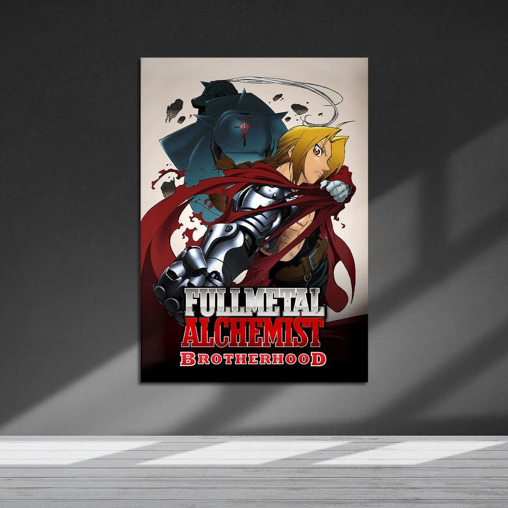 Flex Designs Metal Poster Fullmetal Alchemist Brotherhood 5 x 7" Home Goods - TV Show 2009 TV Show Metal Poster