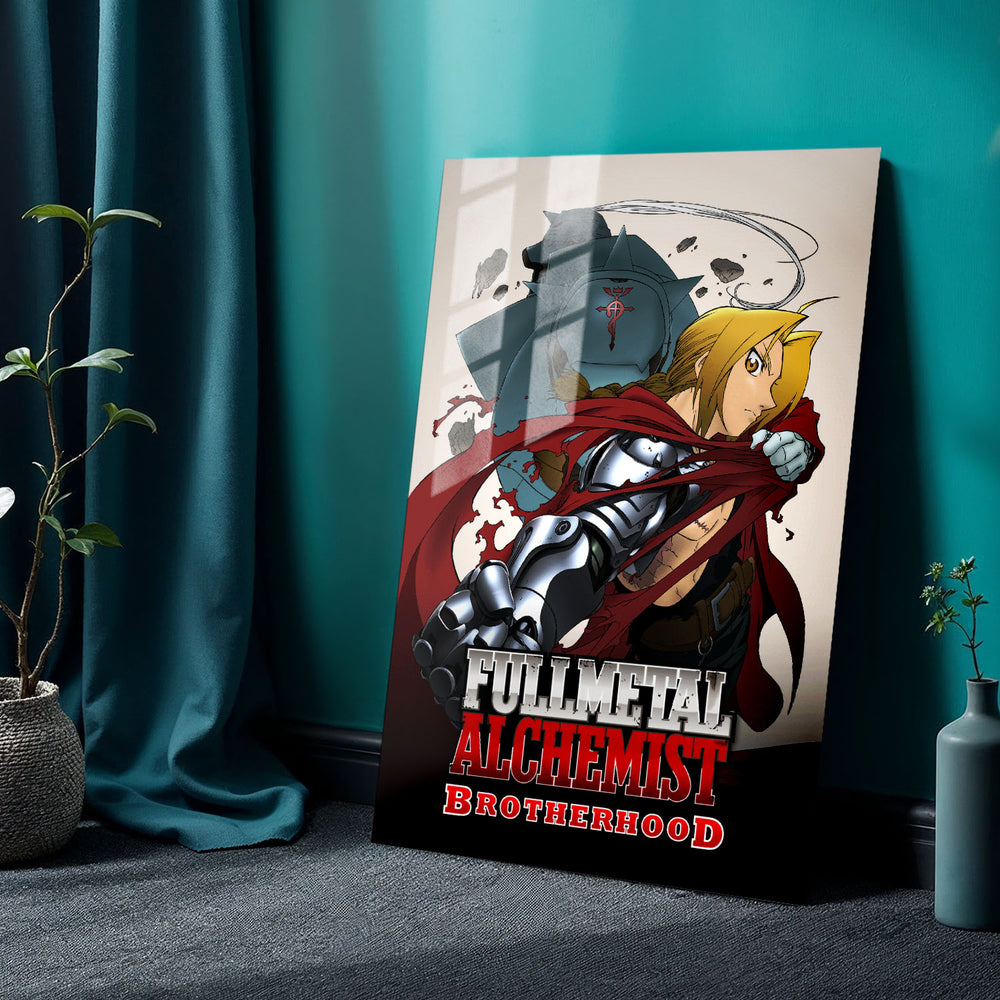 Flex Designs Metal Poster Fullmetal Alchemist Brotherhood 24 x 36" Home Goods - TV Show 2009 TV Show Metal Poster