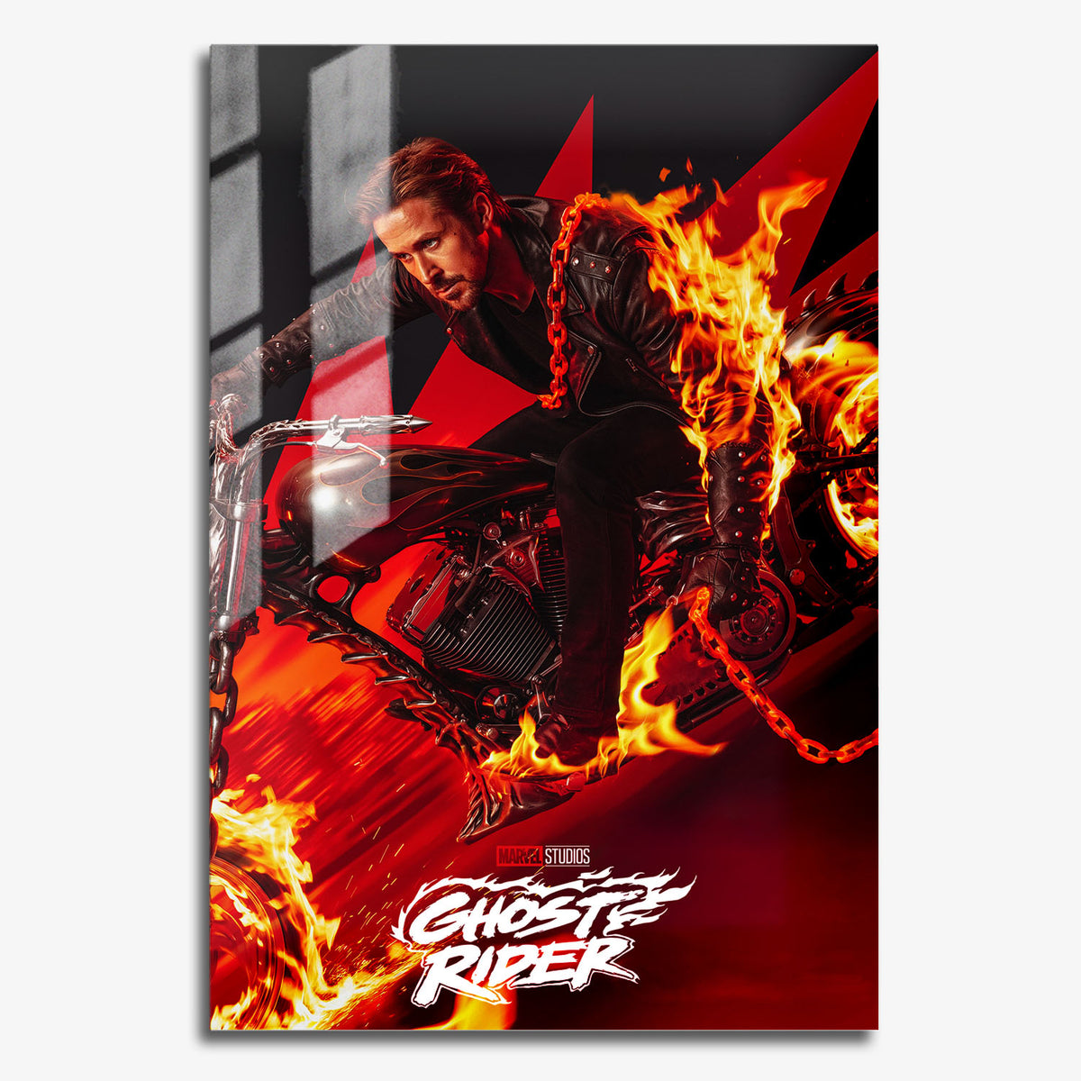 Flex Designs Metal Poster Ghost Rider 11 x 17" Home Goods - Movie 2028 Movie Metal Poster