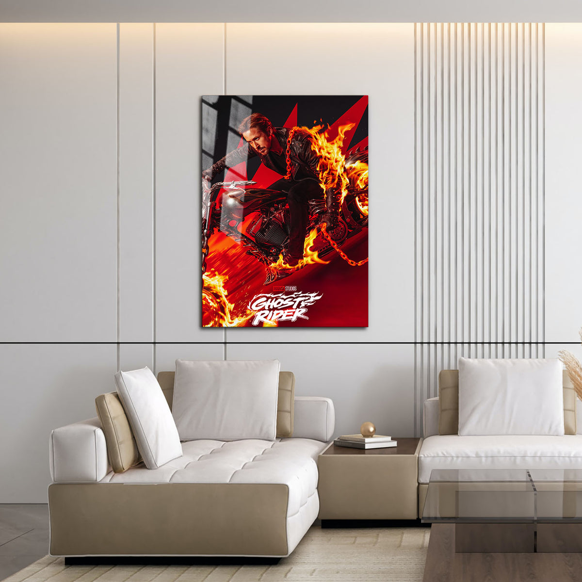 Flex Designs Metal Poster Ghost Rider 16 x 24" Home Goods - Movie 2028 Movie Metal Poster