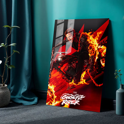 Flex Designs Metal Poster Ghost Rider 24 x 36" Home Goods - Movie 2028 Movie Metal Poster