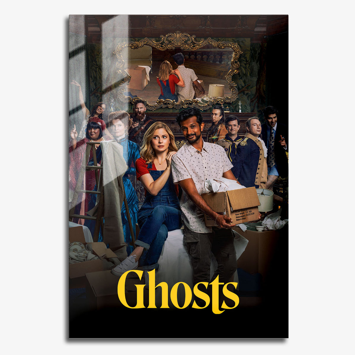 Flex Designs Metal Poster Ghosts 11 x 17" Home Goods - TV Show 2021 TV Show Metal Poster