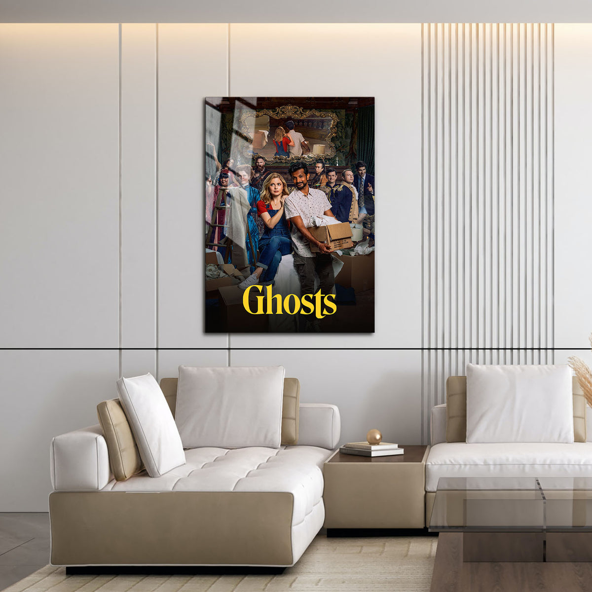 Flex Designs Metal Poster Ghosts 16 x 24" Home Goods - TV Show 2021 TV Show Metal Poster