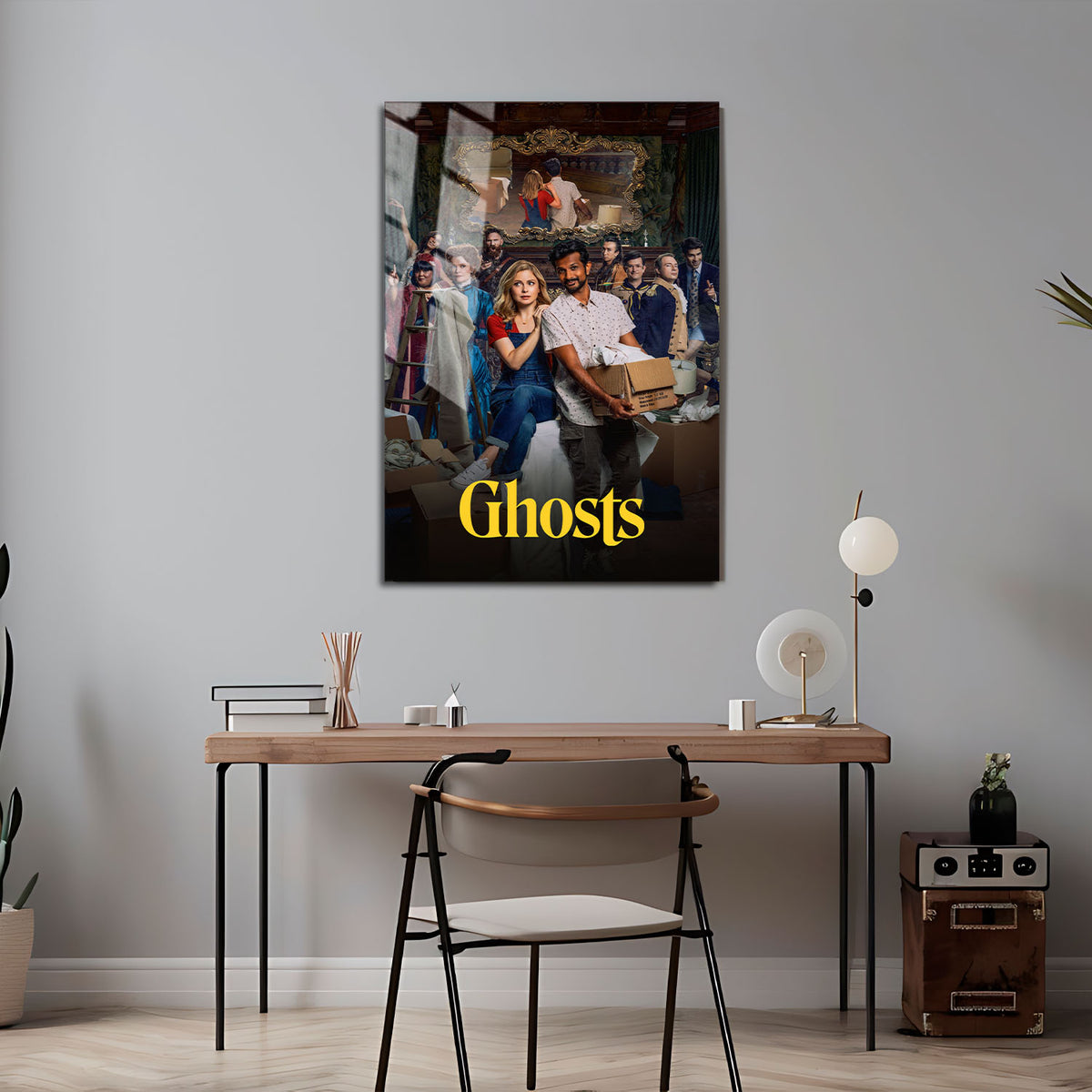 Flex Designs Metal Poster Ghosts 5 x 7" Home Goods - TV Show 2021 TV Show Metal Poster