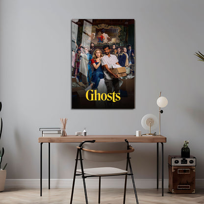 Flex Designs Metal Poster Ghosts 5 x 7" Home Goods - TV Show 2021 TV Show Metal Poster
