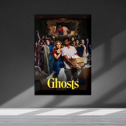 Flex Designs Metal Poster Ghosts 5 x 7" Home Goods - TV Show 2021 TV Show Metal Poster