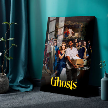 Flex Designs Metal Poster Ghosts 24 x 36" Home Goods - TV Show 2021 TV Show Metal Poster