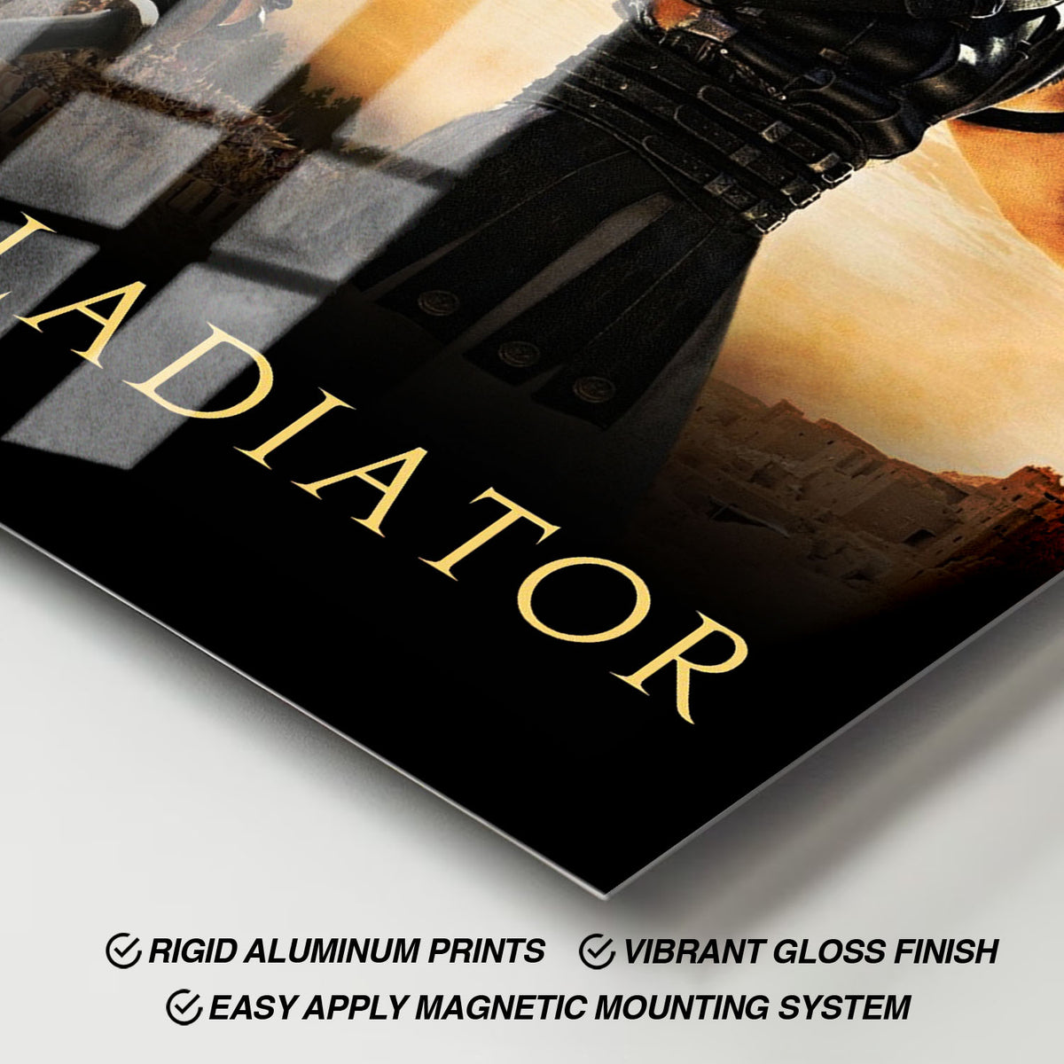 Flex Designs Metal Poster Gladiator 11 x 17" Home Goods - Movie 2000 Movie Metal Poster