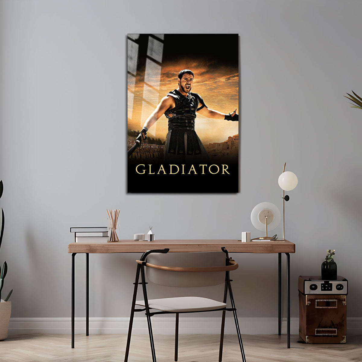 Flex Designs Metal Poster Gladiator 5 x 7" Home Goods - Movie 2000 Movie Metal Poster
