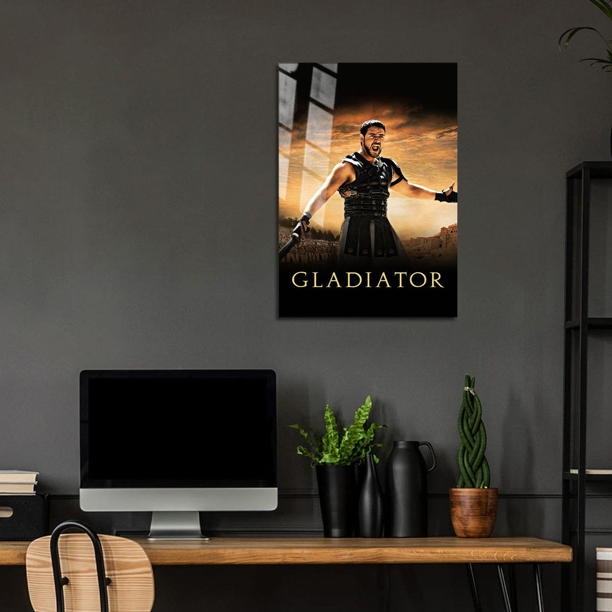 Flex Designs Metal Poster Gladiator 24 x 36" Home Goods - Movie 2000 Movie Metal Poster