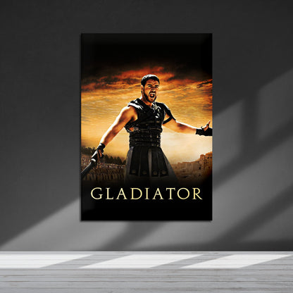 Flex Designs Metal Poster Gladiator 5 x 7" Home Goods - Movie 2000 Movie Metal Poster