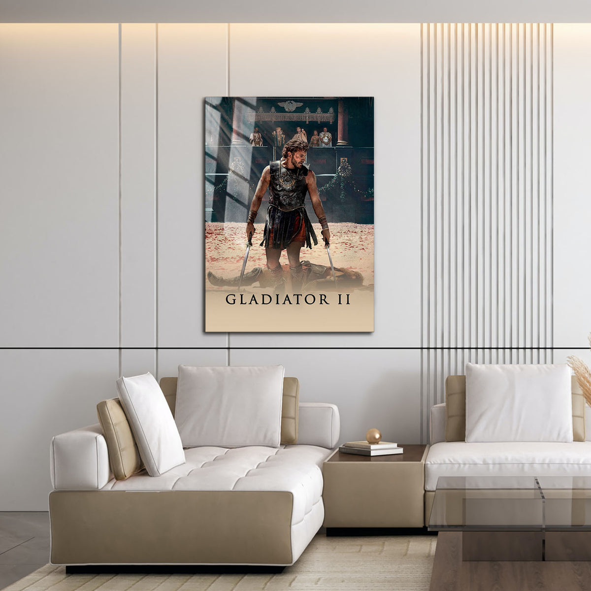 Flex Designs Metal Poster Gladiator II Theatrical 16 x 24" Home Goods - Movie 2024 Movie Metal Poster