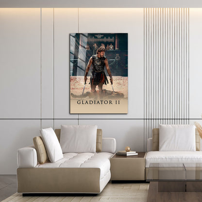 Flex Designs Metal Poster Gladiator II Theatrical 16 x 24" Home Goods - Movie 2024 Movie Metal Poster