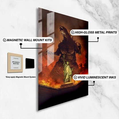 Flex Designs Metal Poster Godzilla Minus Zero 16 x 24" Home Goods - Movie 2026 Movie Metal Poster
