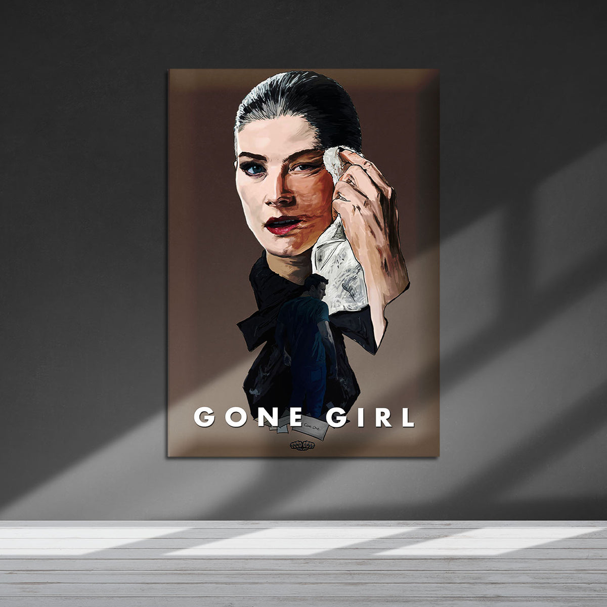 Flex Designs Metal Poster Gone Girl Sketch 5 x 7" Home Goods - Movie 2014 Movie Metal Poster