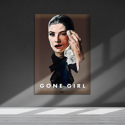 Flex Designs Metal Poster Gone Girl Sketch 5 x 7" Home Goods - Movie 2014 Movie Metal Poster