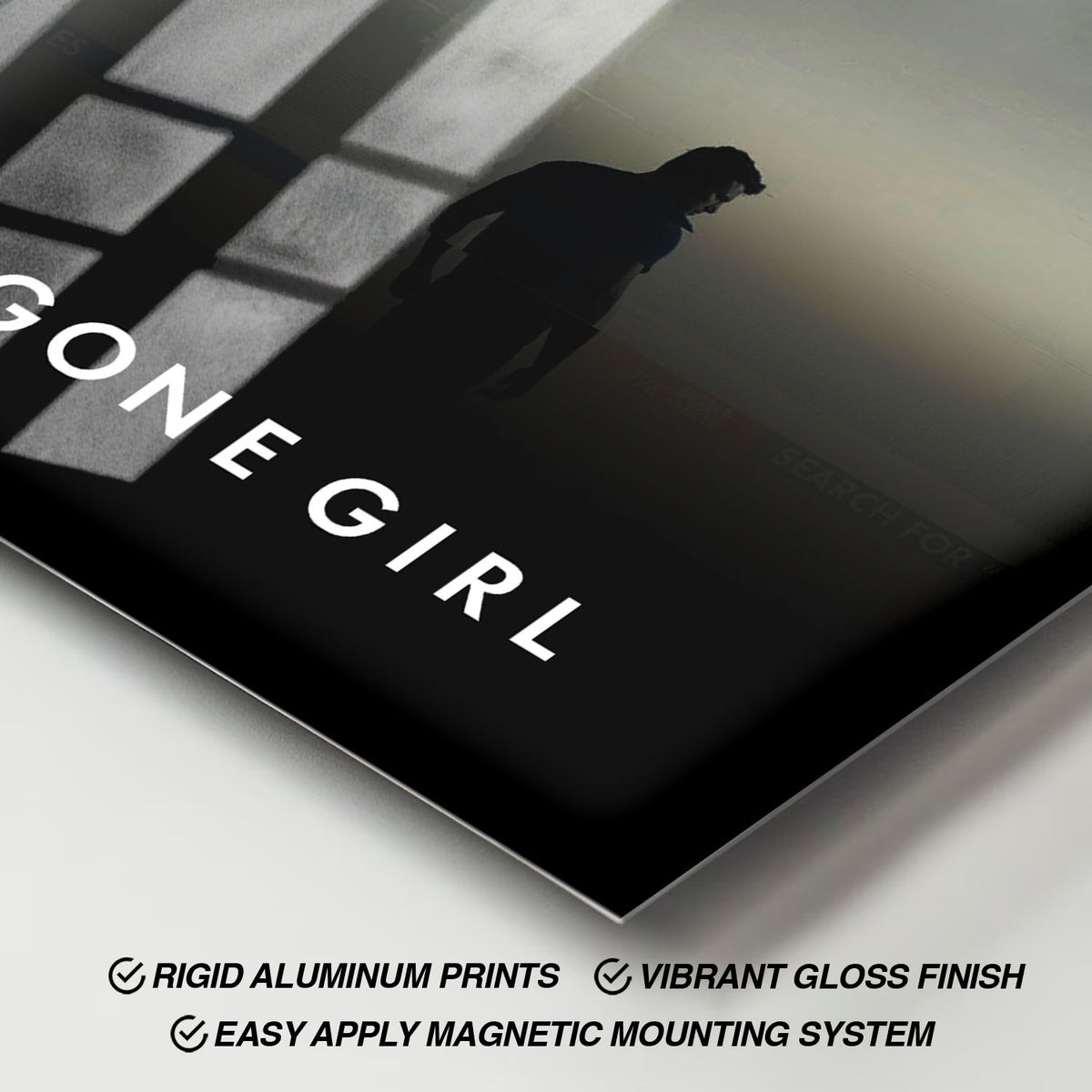 Flex Designs Metal Poster Gone Girl Theatrical 11 x 17" Home Goods - Movie 2014 Movie Metal Poster