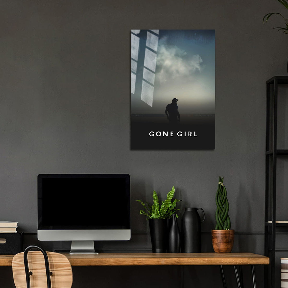 Flex Designs Metal Poster Gone Girl Theatrical 24 x 36" Home Goods - Movie 2014 Movie Metal Poster