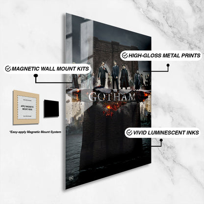 Flex Designs Metal Poster Gotham 16 x 24" Home Goods - TV Show 2014 TV Show Metal Poster