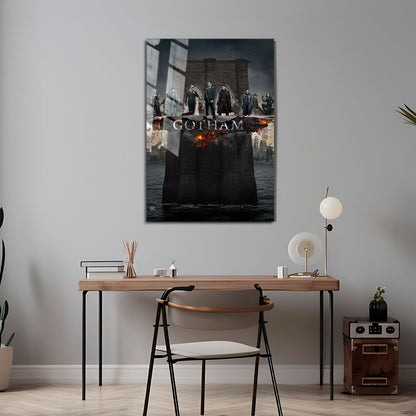 Flex Designs Metal Poster Gotham 5 x 7" Home Goods - TV Show 2014 TV Show Metal Poster