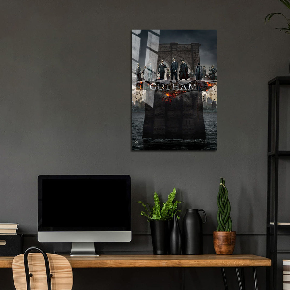 Flex Designs Metal Poster Gotham 24 x 36" Home Goods - TV Show 2014 TV Show Metal Poster