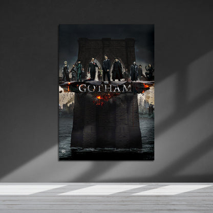 Flex Designs Metal Poster Gotham 5 x 7" Home Goods - TV Show 2014 TV Show Metal Poster