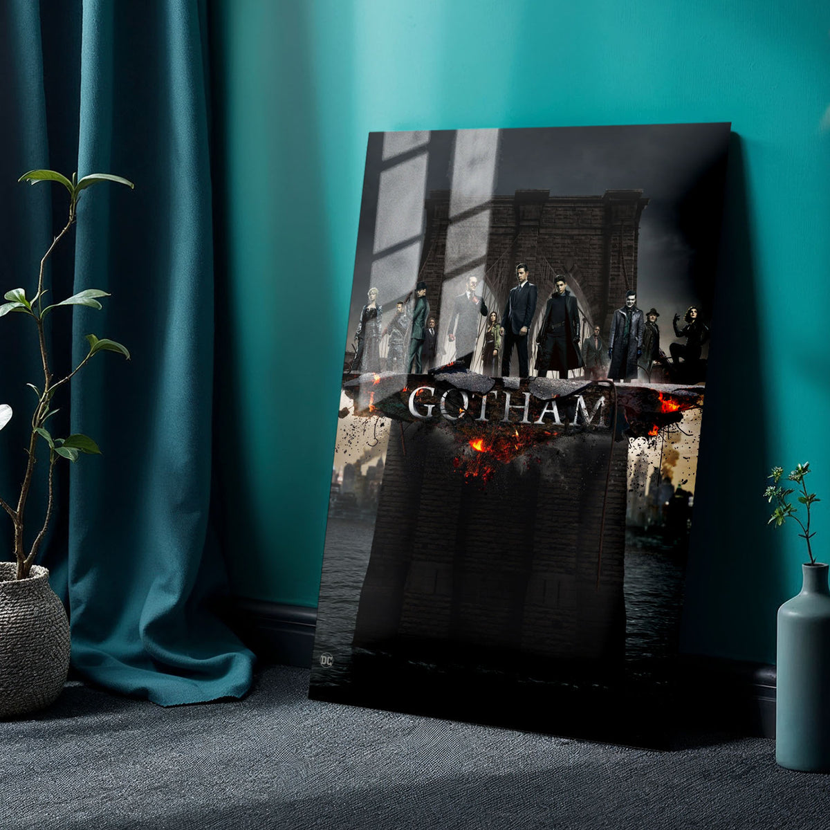 Flex Designs Metal Poster Gotham 24 x 36" Home Goods - TV Show 2014 TV Show Metal Poster