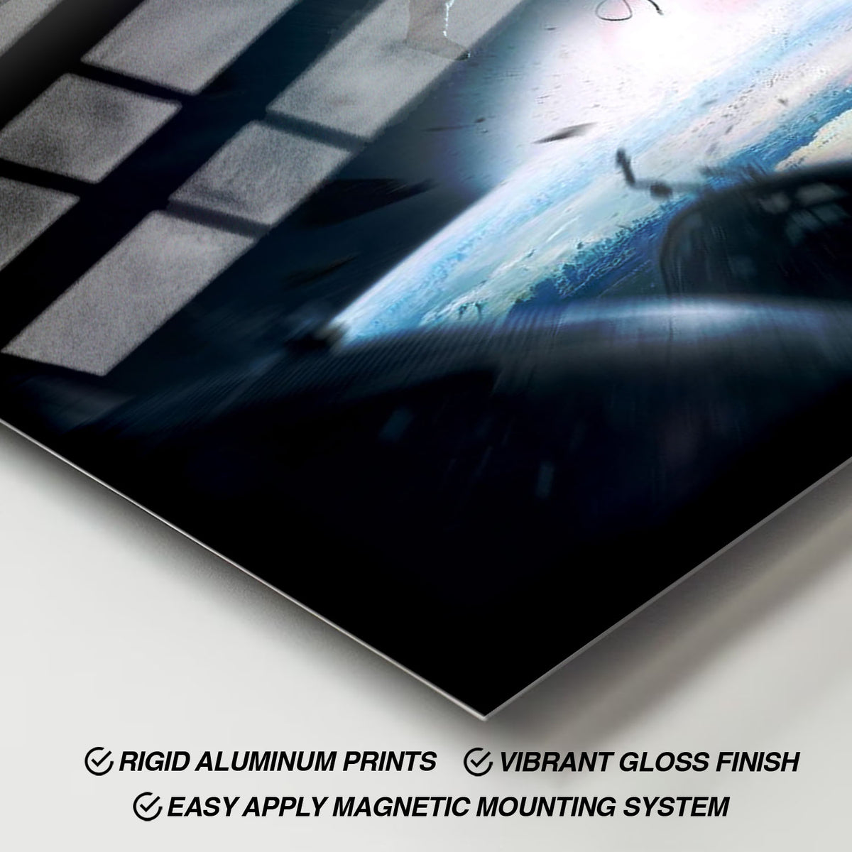 Flex Designs Metal Poster Gravity Textless 11 x 17" Home Goods - Movie 2013 Movie Metal Poster