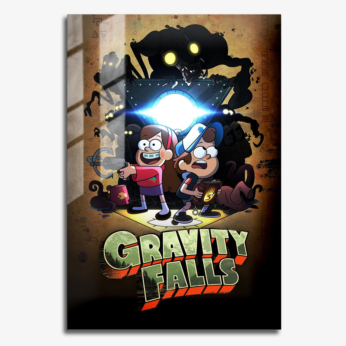 Flex Designs Metal Poster Gravity Falls 11 x 17" Home Goods - TV Show 2012 TV Show Metal Poster