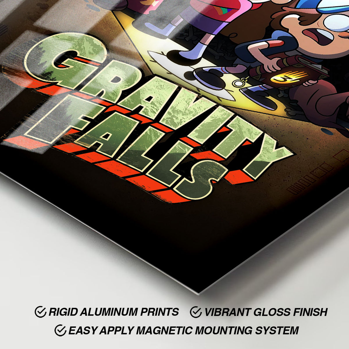 Flex Designs Metal Poster Gravity Falls 11 x 17" Home Goods - TV Show 2012 TV Show Metal Poster