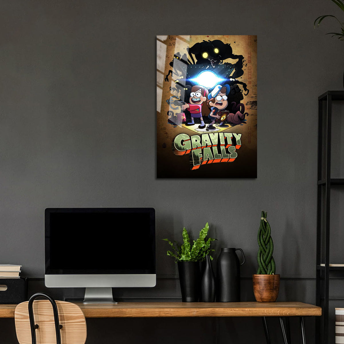 Flex Designs Metal Poster Gravity Falls 24 x 36" Home Goods - TV Show 2012 TV Show Metal Poster