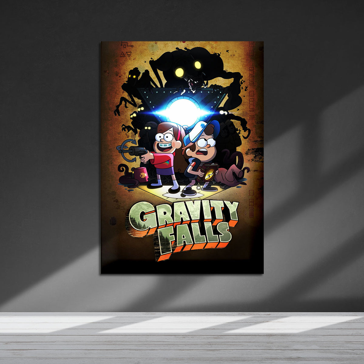 Flex Designs Metal Poster Gravity Falls 5 x 7" Home Goods - TV Show 2012 TV Show Metal Poster