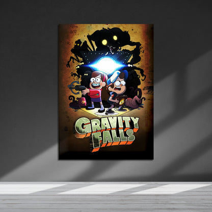 Flex Designs Metal Poster Gravity Falls 5 x 7" Home Goods - TV Show 2012 TV Show Metal Poster