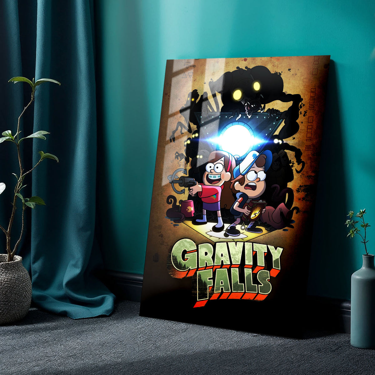 Flex Designs Metal Poster Gravity Falls 24 x 36" Home Goods - TV Show 2012 TV Show Metal Poster
