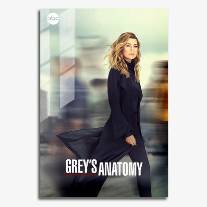 Flex Designs Metal Poster Greys Anatomy 11 x 17" Home Goods - TV Show 2005 TV Show Metal Poster