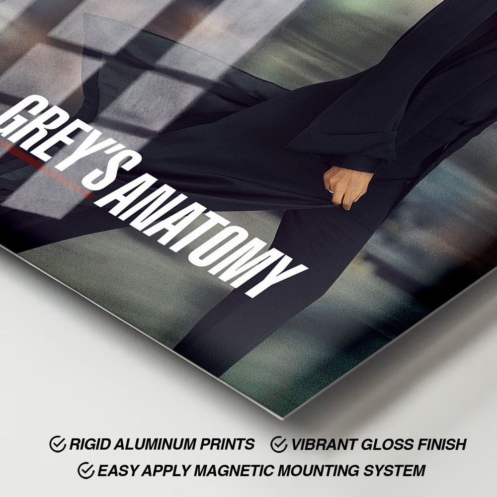 Flex Designs Metal Poster Greys Anatomy 11 x 17" Home Goods - TV Show 2005 TV Show Metal Poster