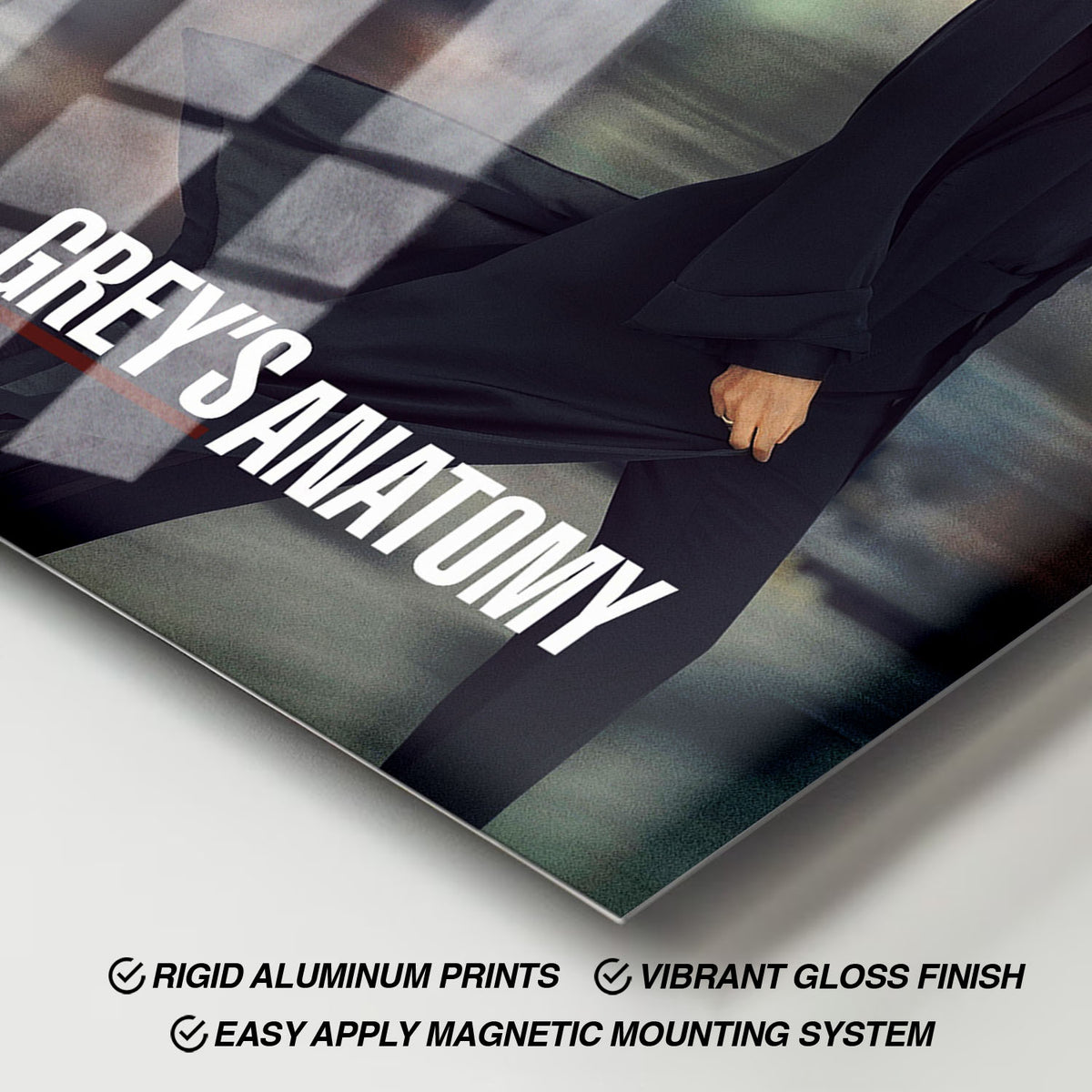 Flex Designs Metal Poster Greys Anatomy 11 x 17" Home Goods - TV Show 2005 TV Show Metal Poster
