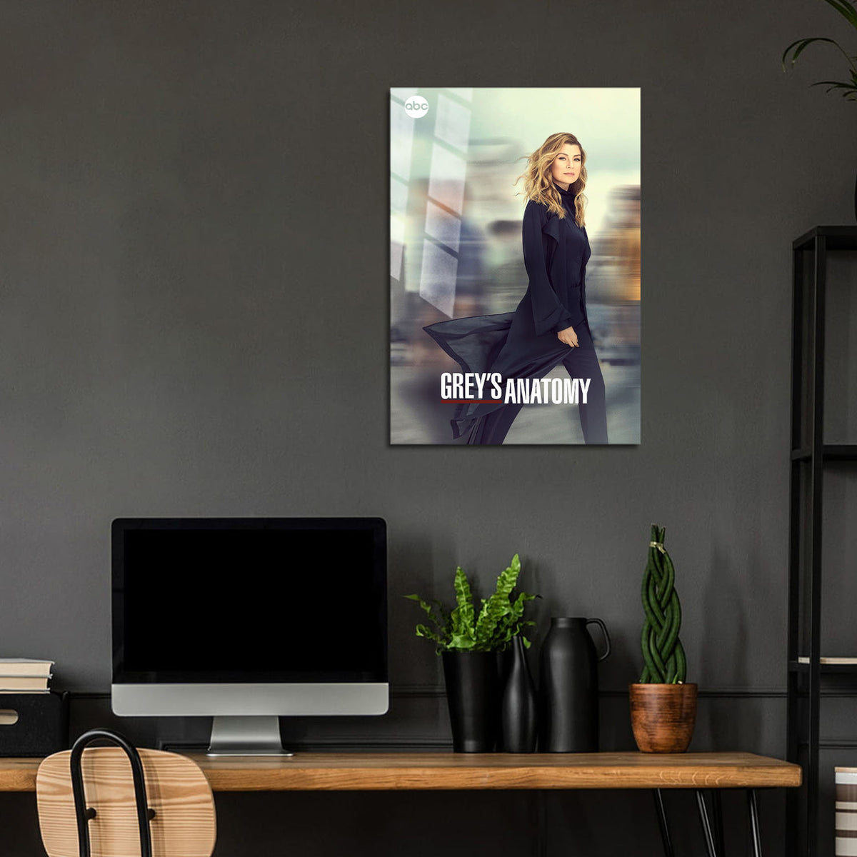 Flex Designs Metal Poster Greys Anatomy 24 x 36" Home Goods - TV Show 2005 TV Show Metal Poster