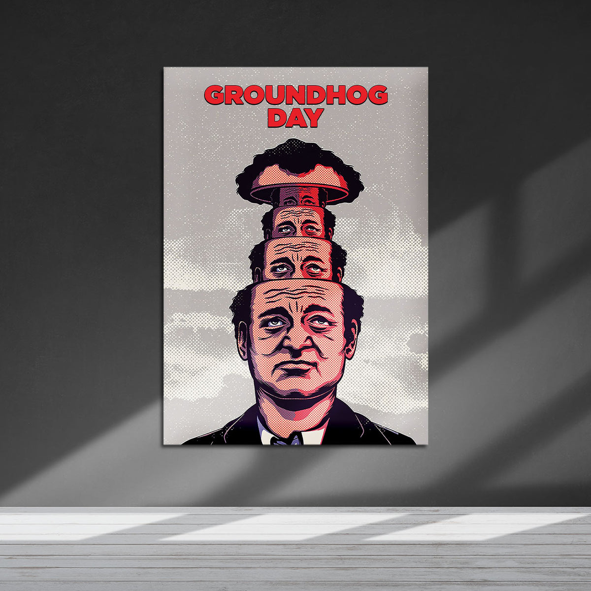 Flex Designs Metal Poster Groundhog Day Cinematic 5 x 7" Home Goods - Movie 1993 Movie Metal Poster