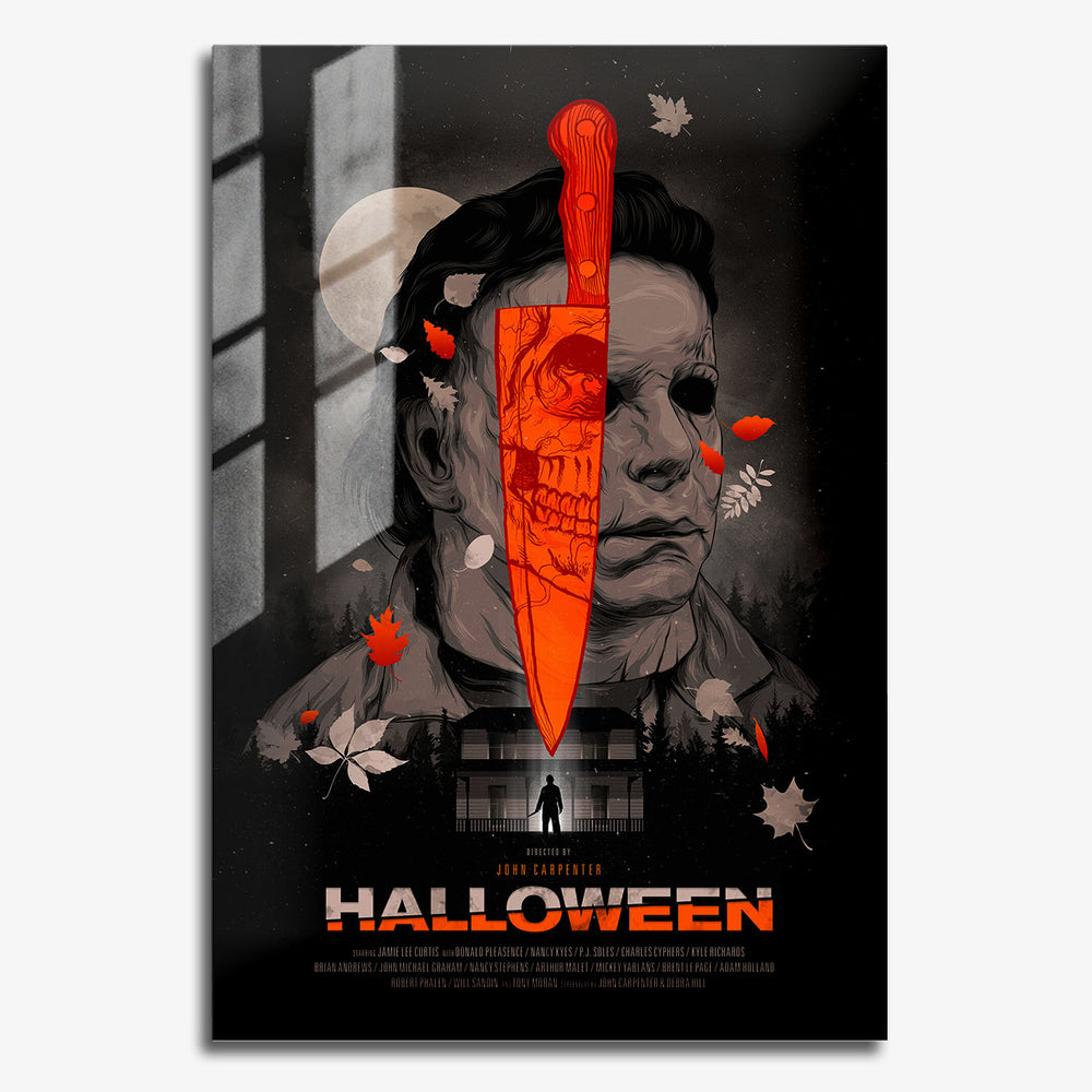 Flex Designs Metal Poster Halloween 11 x 17" Home Goods - Movie 1978 Movie Metal Poster