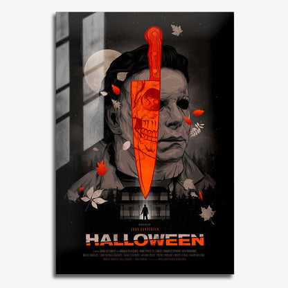 Flex Designs Metal Poster Halloween 11 x 17" Home Goods - Movie 1978 Movie Metal Poster