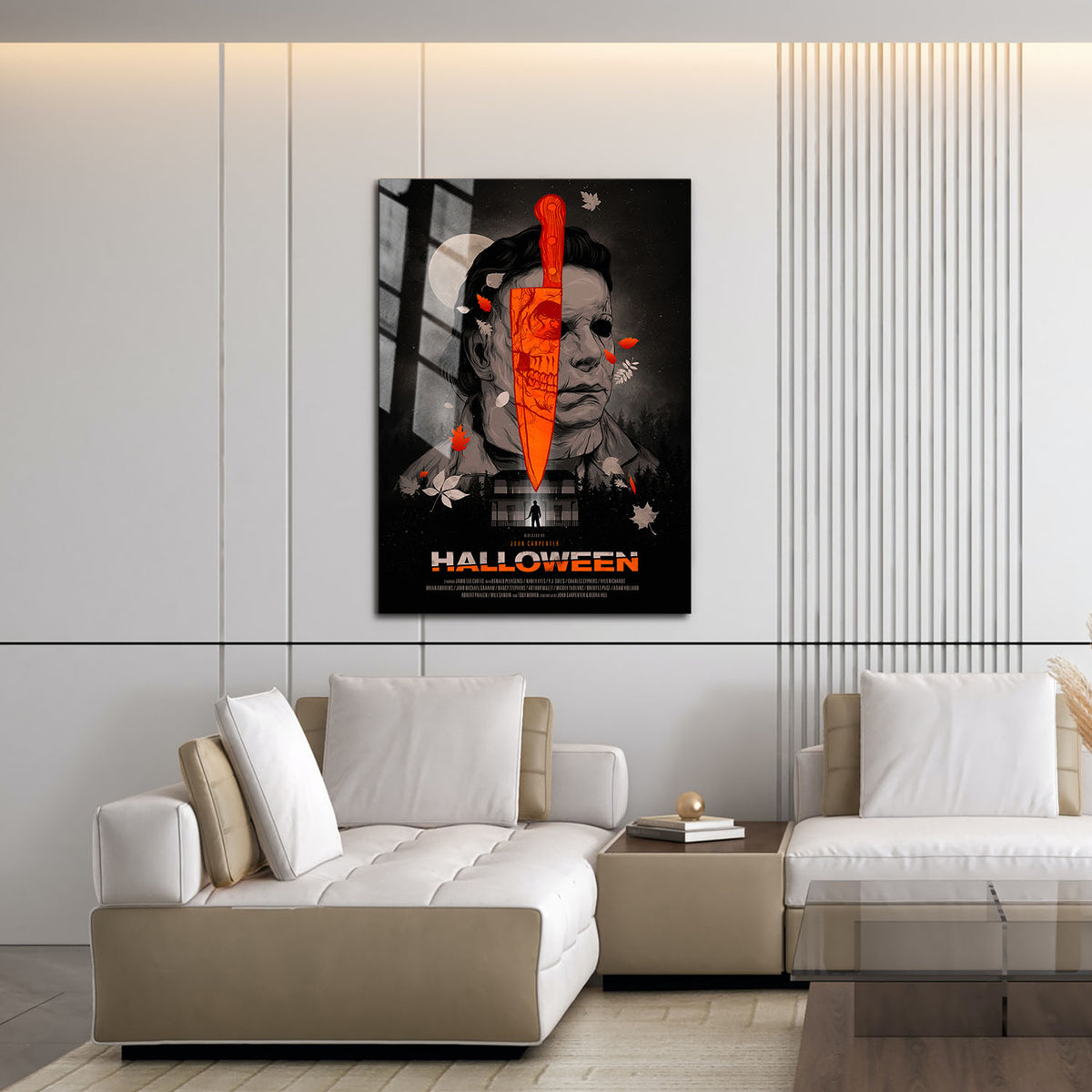 Flex Designs Metal Poster Halloween 16 x 24" Home Goods - Movie 1978 Movie Metal Poster