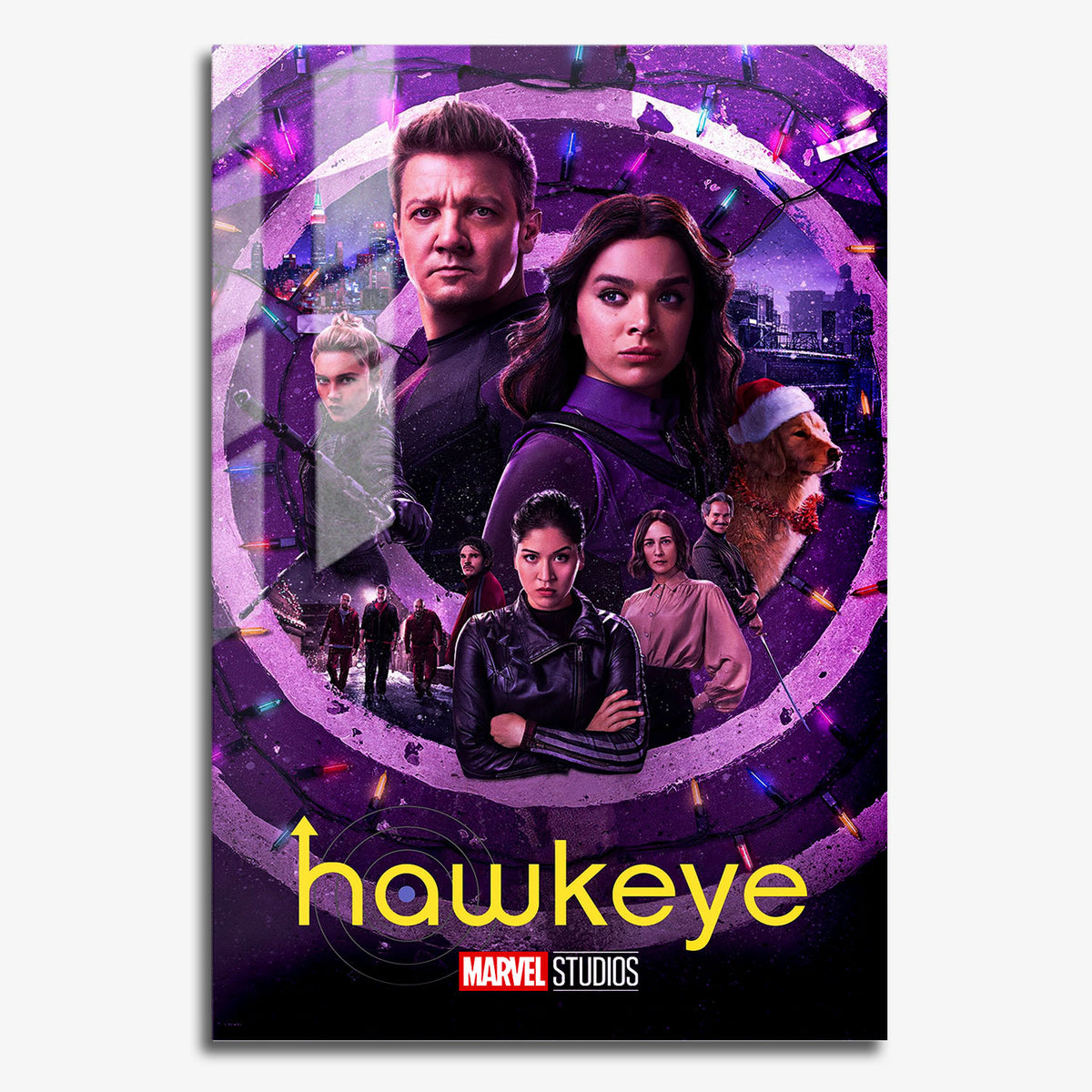 Flex Designs Metal Poster Hawkeye Cover 11 x 17" Home Goods - TV Show 2021 TV Show Metal Poster
