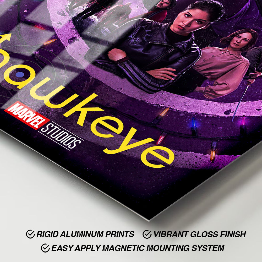 Flex Designs Metal Poster Hawkeye Cover 11 x 17" Home Goods - TV Show 2021 TV Show Metal Poster