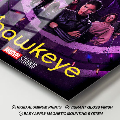 Flex Designs Metal Poster Hawkeye Cover 11 x 17" Home Goods - TV Show 2021 TV Show Metal Poster