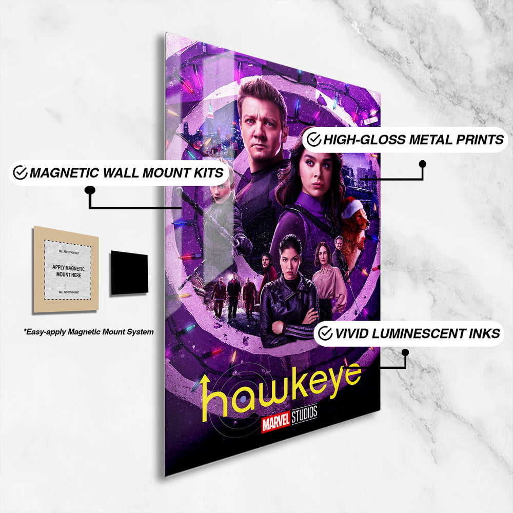 Flex Designs Metal Poster Hawkeye Cover 16 x 24" Home Goods - TV Show 2021 TV Show Metal Poster